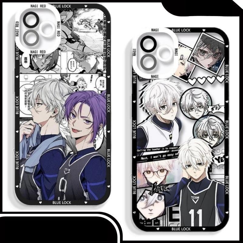 Ốp Điện Thoại Cho Samsung Galaxy A05 A05S A14 A15 A33 A73 A34 A35 A12 J7 Prime S23Ultra S20 Bao Phong Cảnh Vintage Anime BLUE LOCK Xu Hướng Thương Hiệu Silicon Trong Suốt