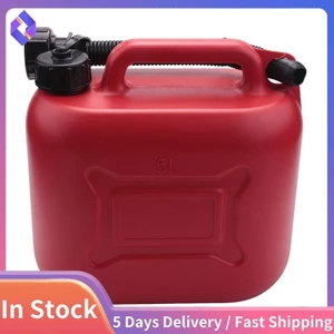 Bình Nhiên Liệu Ô Tô 5L Có Thể Dự Phòng Nhựa Xăng Gas Hộp Đựng Nhiên Liệu Chống Tĩnh Điện Có Ống Cho Xe Du Lịch