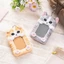 HT3 Dễ Thương Mướp Mèo Sang Trọng IC Thẻ Quà Tặng Cho Bé Gái Túi Mặt Dây Chuyền Móc Khóa Xe Buýt Trường Tàu Điện Ngầm Thẻ Bao Bảo Vệ T