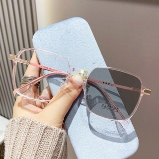 Kính đọc sách đa tiêu đề tiến bộ 3 trong 1 Photochromic Chống ánh sáng xanh nhìn xa và gần Kính cận thị dành cho nữ Kính râm ngoài trời chống tia cực tím