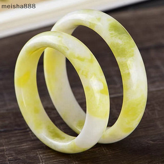 Meisha888 Hoa Floag, Nghệ Vàng, Ngọc, Vòng Tay Ngọc, Vòng Tay Ngọc, Quà Tặng, Ngọc