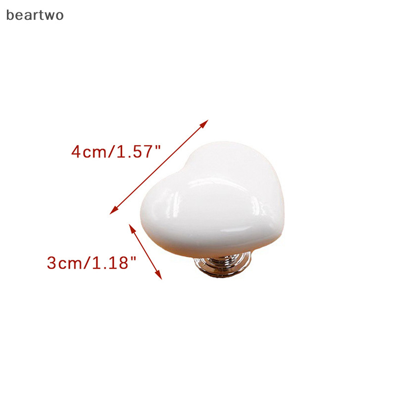 < Beartwo > Nút vệ sinh bằng nhựa đầy màu sắc hình trái tim tình yêu Tay cầm bằng nhựa dính, Tay cầm phụ kiện di động Dụng cụ ép vệ sinh Đẹp