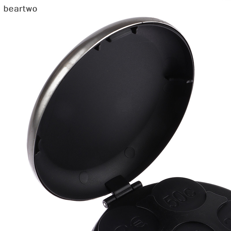 < Beartwo > Tròn USD / Euro Đồng Xu Bảo Quản Tiền Xu Ví Đựng Ví Hộp Bảo Quản Đẹp