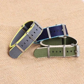 Dây đeo đồng hồ vải NATO phong cách quân sự 20mm 22mm Dây đeo đồng hồ Nylon bền cho thợ lặn SEIKO SKX007 SKX009 Thể thao đầy màu sắc Zulu One Loop Watchband Vòng đeo tay nam nữ