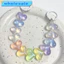 20 Chiếc 12.5 * 14.5 Mm Acrylic Trong Suốt Trái Tim Rời Hạt Trang Sức Làm Vòng Cổ Vòng Tay DIY Thủ Công Dây Chuyền Điện Thoại