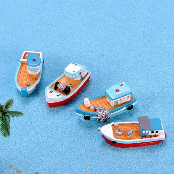 Tàu Thuyền Đánh Cá - Trang Trí Tiểu Cảnh