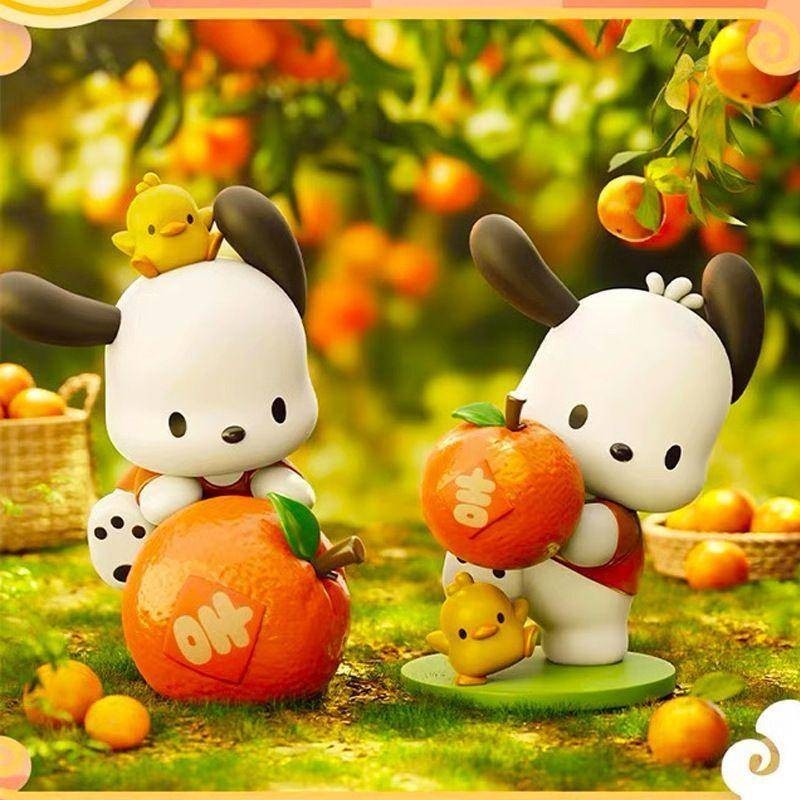 Sanrio Pochacco Lucky Blind Box Hình Dễ Thương Trang Trí Bàn Làm Việc Quà Tặng Sinh Nhật