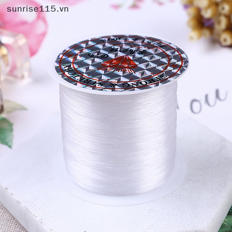 Ssvn 1 Dây Câu PE Nylon Cao Cấp Sợi Vô Hình Dây Đàn Hồi Sợi Polyester Dây Đơn Sợi Dây Mạnh.