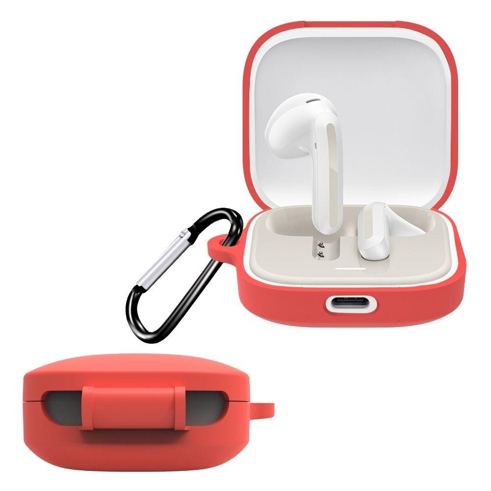 ESSENCEH Cover, Bảo vệ silicon, Phụ kiện tai nghe có móc Vỏ vỏ chống trầy xước cho Redmi Buds 6 Active