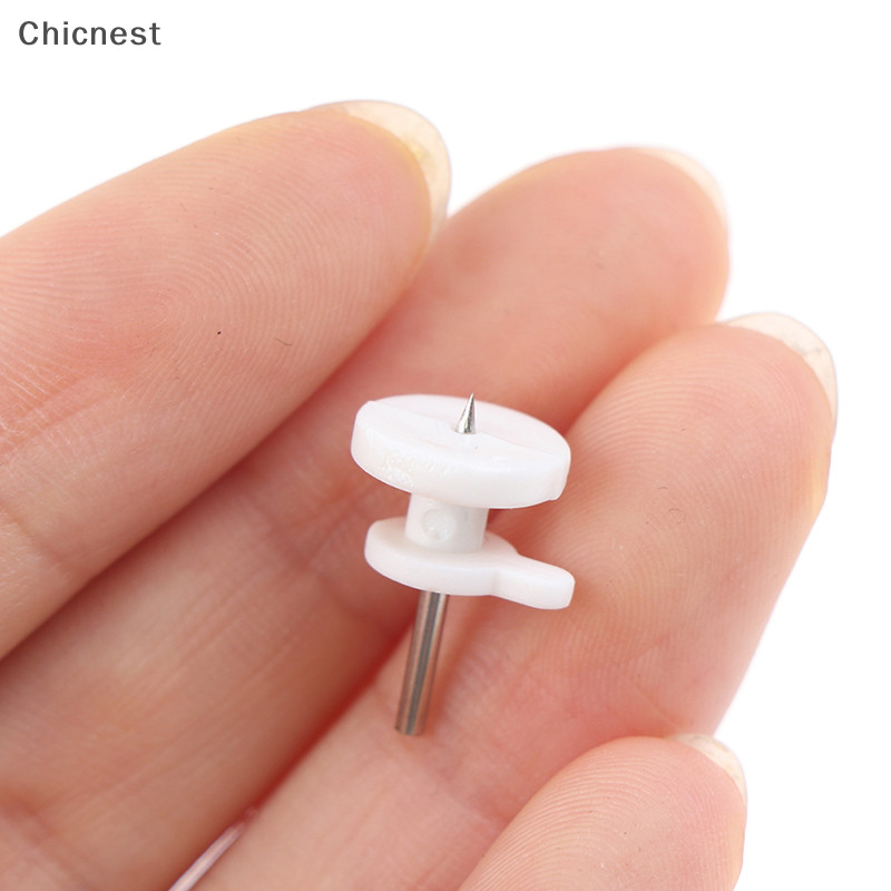 [Chicnest] 10 Cái Móc Treo Tường Nhỏ Móng Tay Không Dấu Vết Cho Khối Chất Kết Dính Bê Tông Cửa Hàng Cứng