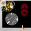Dreamwin Thảm lót bếp từ silicon chống trơn trượt, chịu nhiệt, bảo vệ mặt bếp cảm ứng