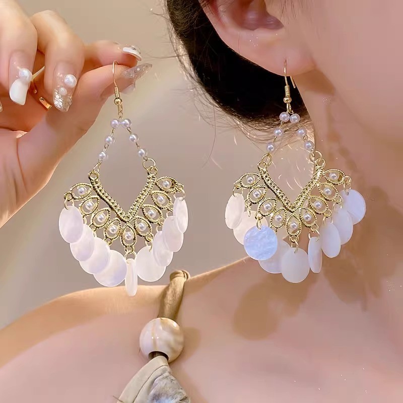 Bông Tai Phong Cách Dân Tộc Bohemian Cao Cấp, Nhẹ Nhàng Sang Trọng 2024