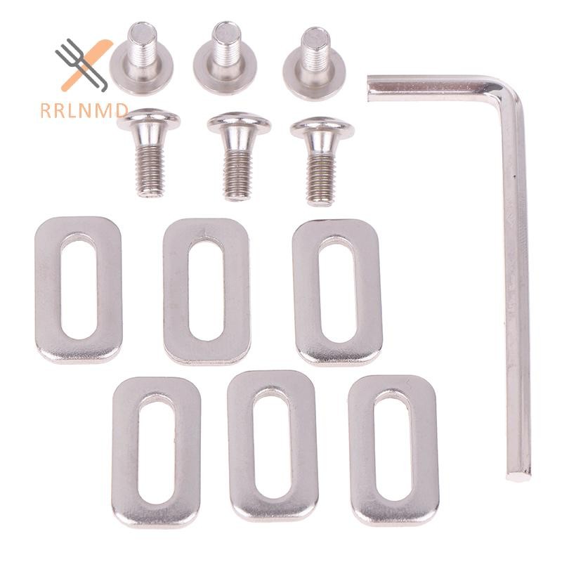 RRLNMD 1 Bộ Bàn Đạp Đường Bộ Cleats Vòng Đệm Cho SPD Cleat Vít Xe Đạp Đĩa Cho Cleat Sửa Chữa M5 Vít Gioăng Xe Đạp Phụ Kiện MỚI