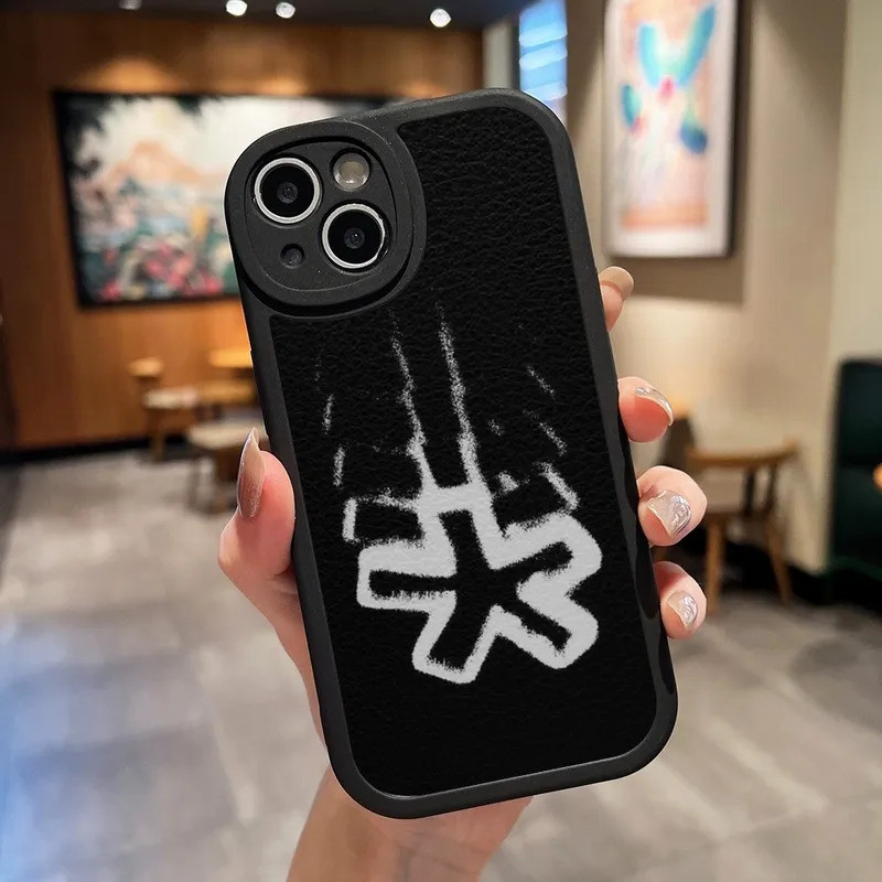 Ốp Điện Thoại TP-1 O-Opium Rap Playboi Carti Da Đen Cho IPhone 13 12 17.35 11 14 Pro Max Mini Xr 8 Plus SE2020 Soft S