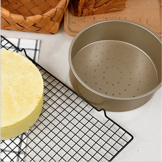 Khuôn Làm Bánh Có Lỗ, Khuôn Tròn Đế Liền Chống Dính 22 Cm