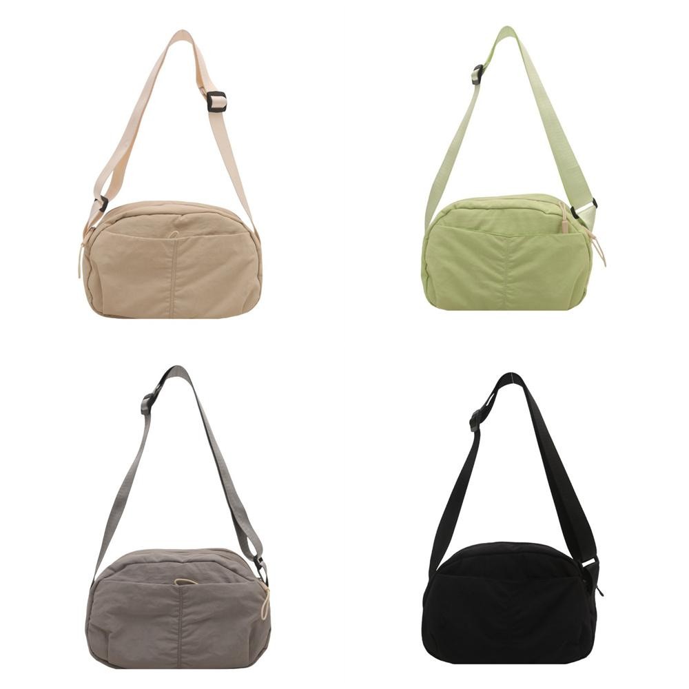 Túi đeo chéo HAPPYNOOK, Túi vuông Nylon thông thường, Túi đeo vai phong cách Nhật Bản khô nhanh cho nữ