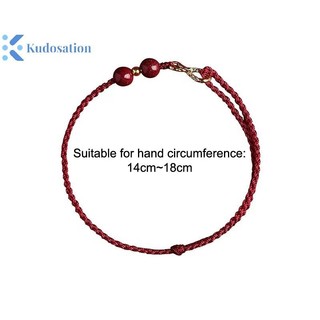 Kudosation Thời Trang Đơn Giản May Mắn Vòng Tay Dành Cho Nữ Handmade Biểu Tượng Cặp Đôi Vòng Tay Cinnabar Hạt Vòng Tay Quà Tặng