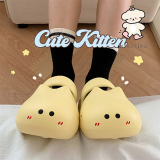 Xixitiao Dép Xăng Đan Nữ Hình Mèo Dễ Thương Đế Dày Mềm Mại Bằng Chất Liệu Eva Thích Hợp Đi Biển