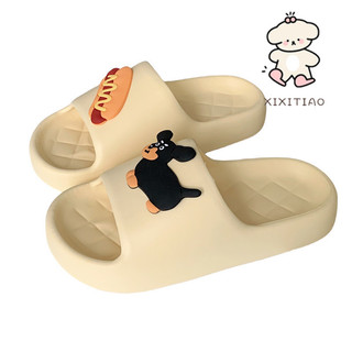 Xixitiao Mùa Hè Phong Cách Mới Trong Nhà Dép Chó Con Chống Trơn Trượt Thoải Mái Đế Mềm San
