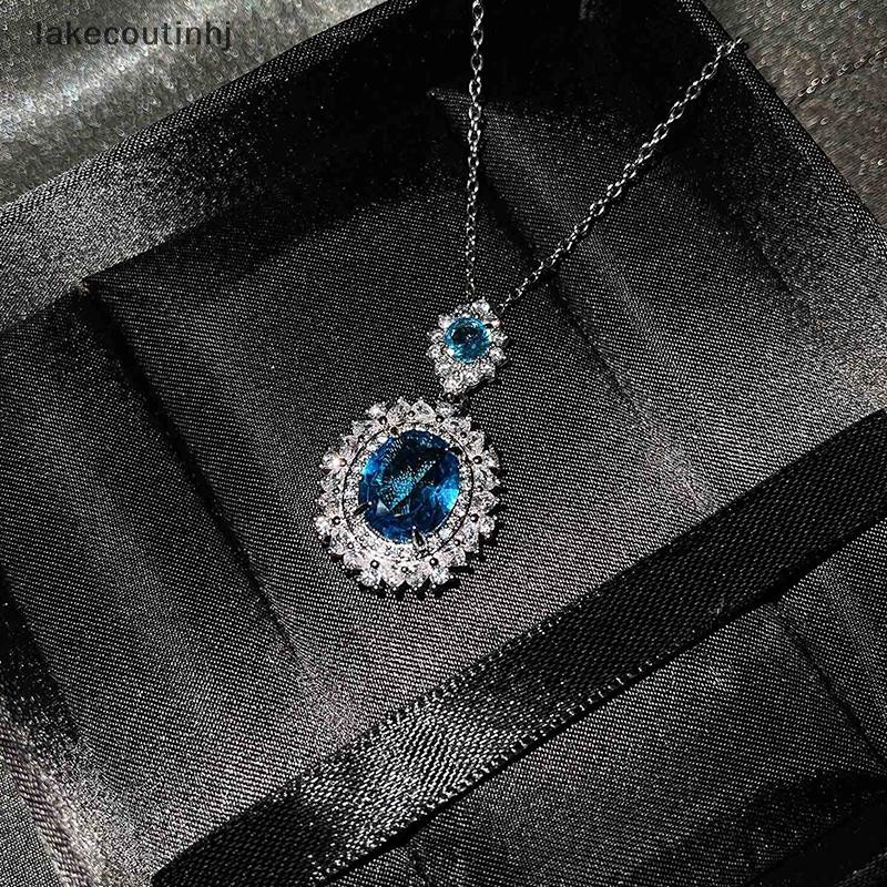 Lu 3 Cái / bộ Thanh Lịch Sang Trọng Thời Trang Pha Lê Zircon Vòng Cổ Bông Tai Nhẫn Dành Cho Nữ Bé Gái Tiệc Cưới Bộ Trang Sức Quà Tặng tinhj