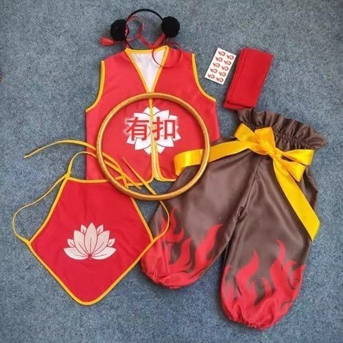 (Hàng có sẵn) Bộ hoá trang Cosplay Na tra ma đồng giáng thế trang phục nhập vai (đủ bộ 7 món)