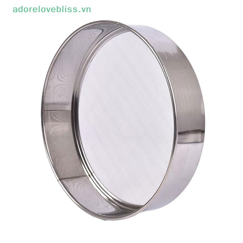Thêm Nhà Bếp Lưới Bột Sifter Tròn Thép Không Gỉ Bột Sàng Lọc Sifter BSS