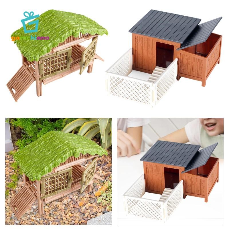 Gamchiano Lồng Gà Đồ Chơi Xây Dựng Thu Nhỏ Nhà Gà Hàng Rào Tương Tác Quà Tặng Giả Vờ Chơi Trang Trại Đồ Chơi Cho Trẻ Em