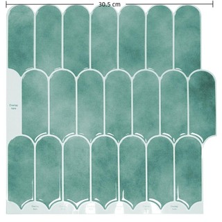 Ngói Tường ROLY, Nhãn Dán Tường Cân Cá Chống Thấm Nước, Khuôn PVC Di Động Chống Dính Nhà Bếp Backsplash Cho Nhà Bếp Phòng Tắm