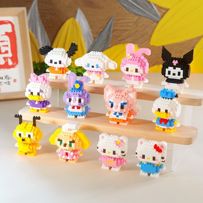 Bộ Xếp Hình 3D Mini Hoạt Hình – COMBO DIY Sáng Tạo Cho Bé