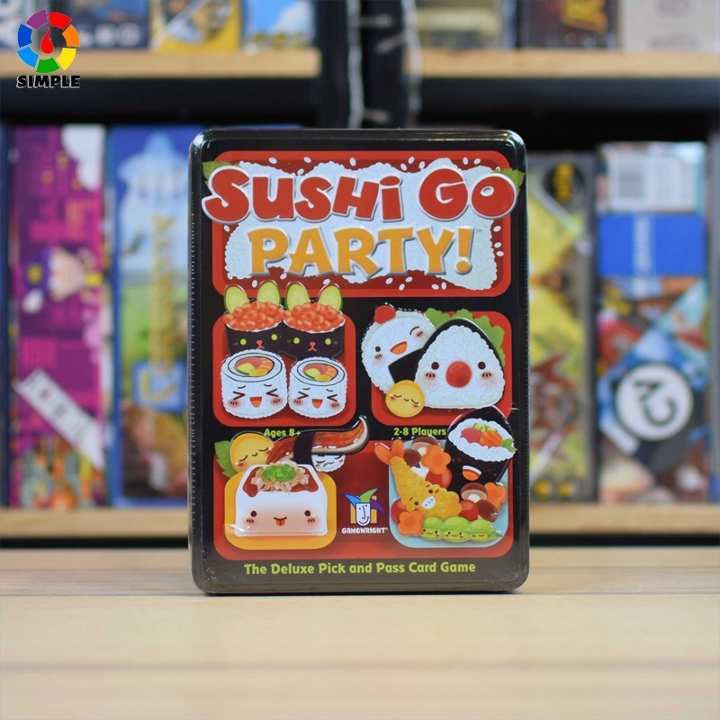 [Luật Việt] Boardgame Sushi Go Party Trò Chơi Quán Ăn Sushi Tigar 2S-5889