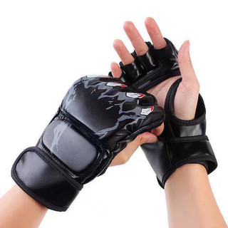 Adult Boxing Glove Professional Training Fight Adult Sanda Muay Thai Sandbag Men and Women Fighting Half Finger Boxing Gloves Jr1a