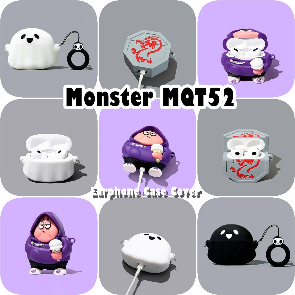 [Ngôi sao tương lai] Dành cho vỏ Monster MQT52 Vỏ silicon mềm Phim hoạt hình Vỏ tai nghe thú vị