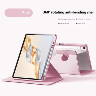 360 ° Xoay Trong Suốt Acrylic Dành Cho Honor Pad X9a 2025 ELN2-W09 11.5inch X9 Pro V9 X9 11 11.5 MatePad SE 11 2024 Bao Da Bảo Vệ Có Khe Cắm Bút