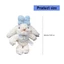 Treeling Cuteness Thỏ Sang Trọng Móc Khóa Đồ Chơi Mềm Móc Khóa Ba Lô Trang Trí Nhiều Màu Sắc Móc Khóa Phụ Kiện Sang Trọng Kết Cấu Cho