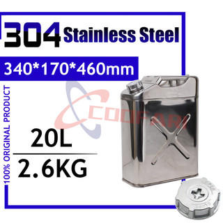 Bình Xăng Thép Không Gỉ 5L/10L/20L, Chống Va Đập, Chống Bay Hơi, An Toàn, Giá Tốt trên Shopee