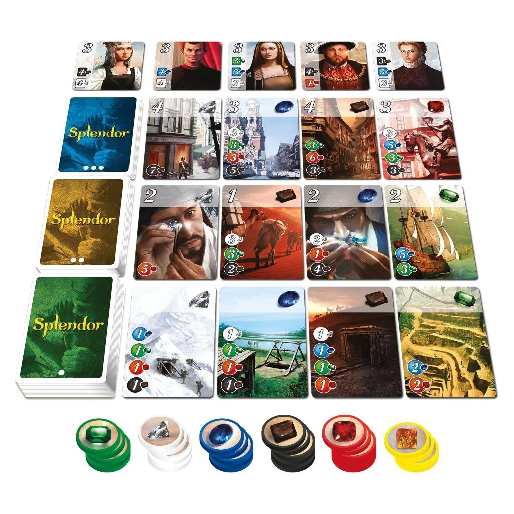 [Luật Việt] Splendor Bản Chip Nhựa Cao Cấp kèm bản mở rộng Cities Of Splendor Tigar boardgame