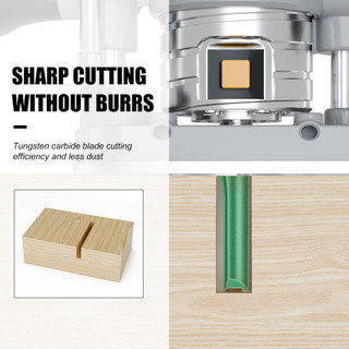 1 Máy Tính 8 Mm Shank 3 25 Mm Lưỡi Đôi Thẳng Router Bit Khe Cắt Thép Vonfram Cắt Máy Cắt Gỗ Dụng Cụ phù hợp dùng trong gia đình xưởng sửa chữa và mang theo tiện lợi dễ thao tác bền chắc gọn nhẹ cho công việc hằng ngày