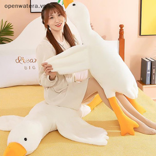 openwatera Đồ chơi sang trọng ngỗng trắng lớn dễ thương kawaii vịt