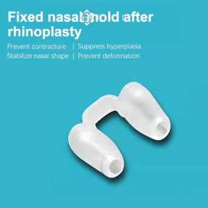 Qrhyk Kẹp silicone định hình mũi sau phẫu thuật, hỗ trợ chỉnh sửa dáng mũi, chất liệu silica gel