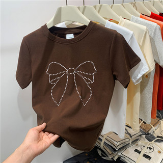 Hiixiivi [Mới 100% Cotton] Áo thun ngắn tay nữ Tee Baggy Nam Nữ Baggy Tròn Unisex Cổ dáng rộng Unisex Tee 4 / 12