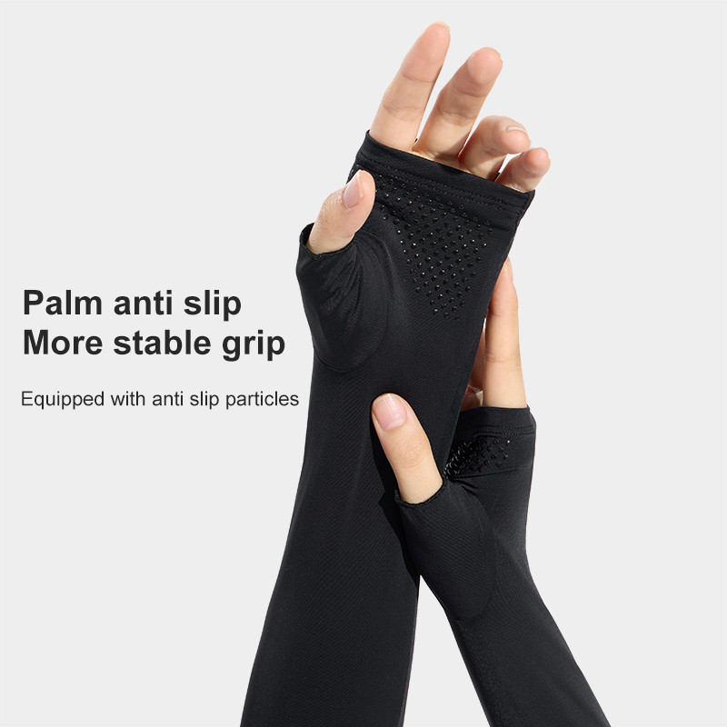 Ảnh Outpro Tay áo chống nắng ngoài trời Bảo vệ tia cực tím Ice Silk Găng tay đi xe đạp thoáng khí Bảo vệ cánh tay 2