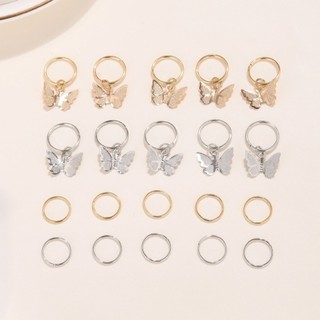 Set Phụ Kiện Vòng Tóc Kiểu DREADLOCK, Set Charm Đính Tóc Phong Cách VIKING HaminStore