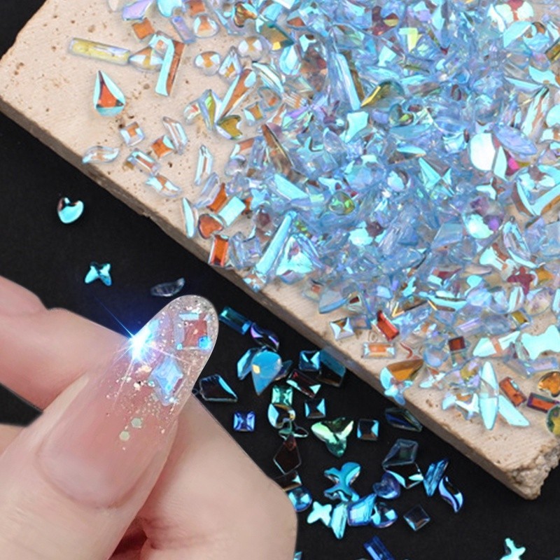 ⚝⚝Bộ đá chân Richh với khoảng 100 viên đá màu Crystal Aurora sang trọng nhỏ
