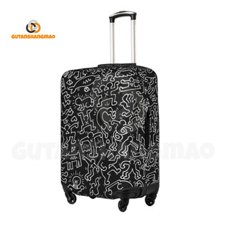 Keith Haring Hành Lý Có Thể Giặt Được Vali Bảo Vệ Chống Trầy Xước Vali Phù Hợp Với Hành Lý 18-32 Inch