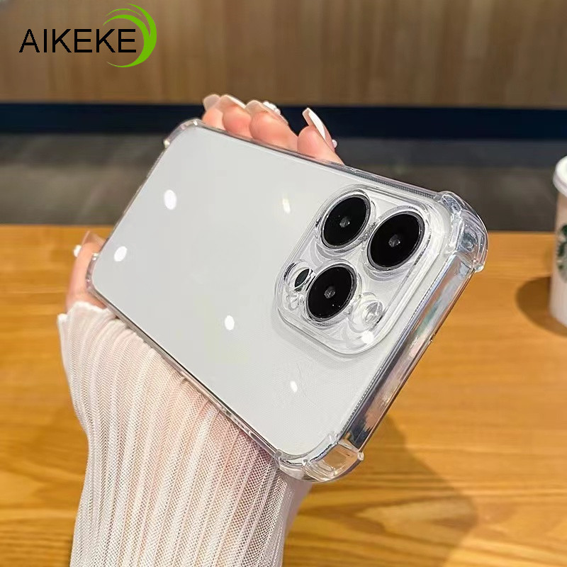 Dành Cho OPPO A98 A79 A58 A78 5G A94 A78 A57 A77 A54 A53 A72 A38 A18 A58 4G A91 A83 A1 A71 A77S A52 A53S A31 A59 A17 Ốp Điện Thoại TPU Mềm Trong Suốt Có Túi Khí Ốp Lưng Chống Rơi