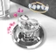 Nút nhấn xả bồn cầu hình trái tim pha lê sang trọng đẹp mắt 3.7x3.5cm