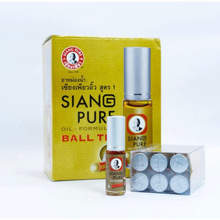 [LỐC 6 CHAI] Dầu Lăn Ông Già Siang Pure Ball Tip Thái Lan 3cc