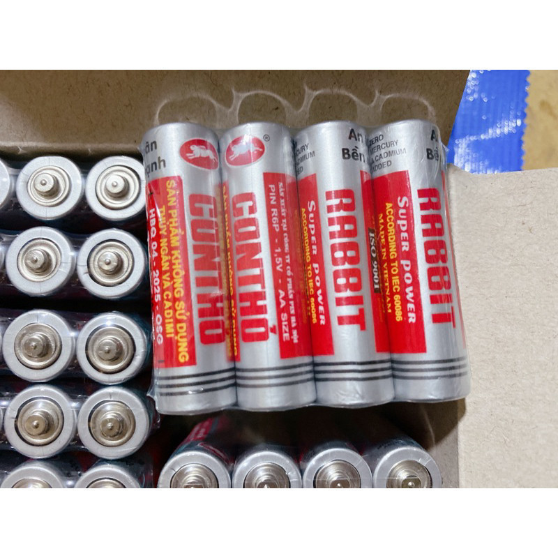 pin con thỏ hộp 10 vỉ ( vỉ 4 viên) | Shopee Việt Nam