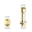 Phạm vi đo áp suất nhỏ gọn Yoo 0-16MPa Đồng hồ đo áp suất kim loại 280 380 Base