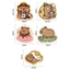 Thảm Chuột STABFOAM, Bàn Di Chuột Capybara Kapibala, Chất Lượng Cao Sáng Tạo Chống Trơn Trượt Làm Dày Phụ Kiện Văn Phòng Cô Gái